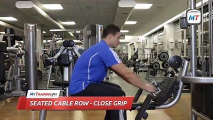 Seated Cable Row Close grip