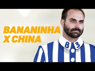 #EduardoBananinha: Eduardo Bolsonaro cria crise diplomática ao culpar a China pelo coronavírus