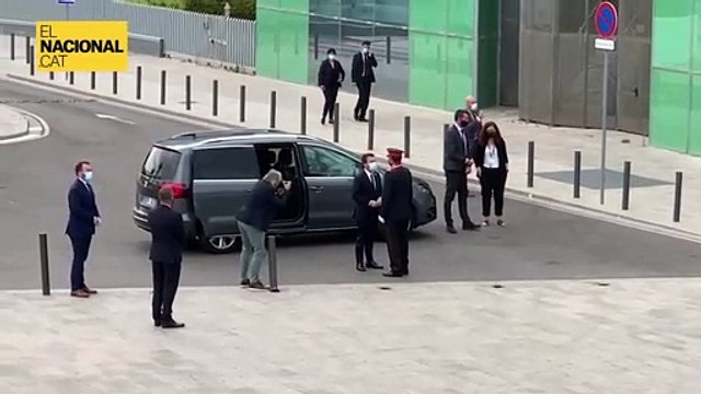 Pere Aragonès arriba al Cercle d'Economia