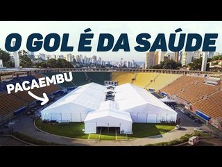 Estádios e centros de eventos viram hospitais temporários pelo país