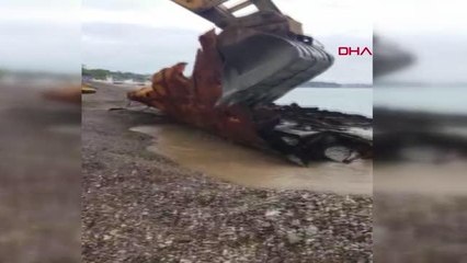 ANTALYA 83 YIL ÖNCE BATAN GEMİNİN ENKAZI GÜN YÜZÜNE ÇIKTI