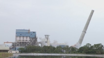 Dinamitan una planta de carbón en Florida para dar paso a energía más limpia