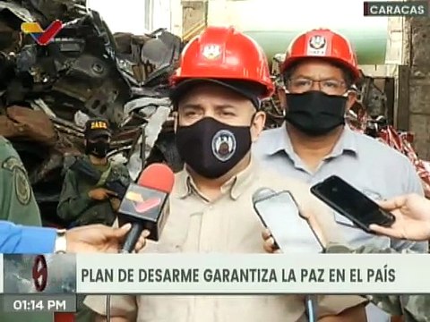 Más de 31mil armas de fuego son destruidas a través del Plan de Desarme para garantizar la paz