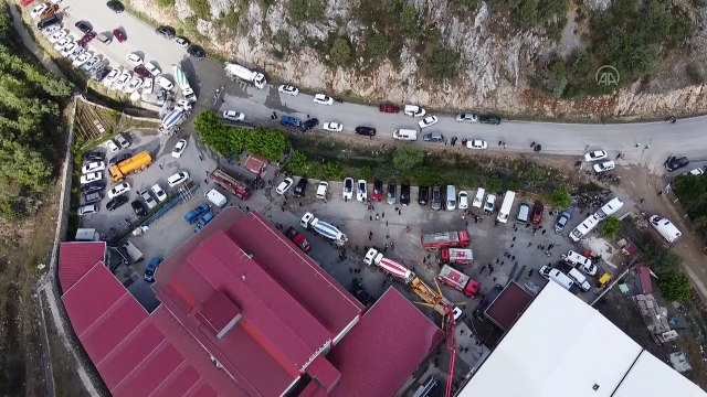 KONYA - Silah fabrikasında çıkan yangın itfaiye ekiplerince söndürüldü