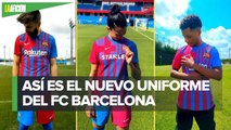Barcelona presenta su nuevo uniforme hecho con materiales reciclados