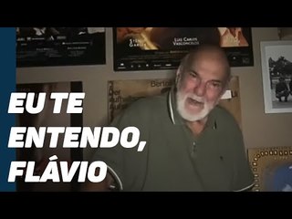Lima Duarte se emociona ao falar da morte de Flavio Migliaccio