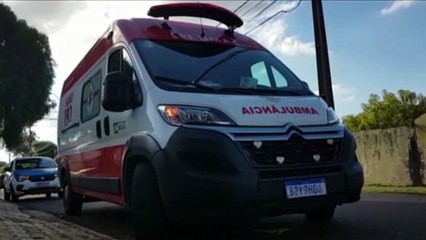 Mulher, de 46 anos, é socorrida pelo Samu no Pioneiros Catarinenses, após apresentar crise de convulsiva