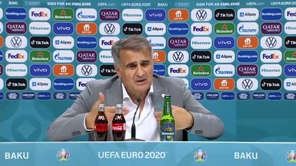 BAKÜ - Türkiye - Galler maçının ardından - Şenol Güneş (2)