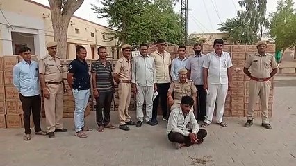 अवैध शराब से भरा ट्रक जब्त, एक गिरफ्तार