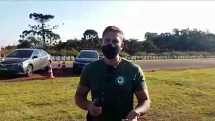 Curso de direção operacional é realizado pela Polícia Federal no autódromo de Cascavel
