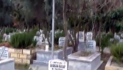Hatay'da şehit mezarlarına çirkin saldırı