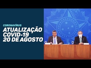 AO VIVO - Confira a coletiva do Planalto sobre a COVID-19 neste 20 de agosto