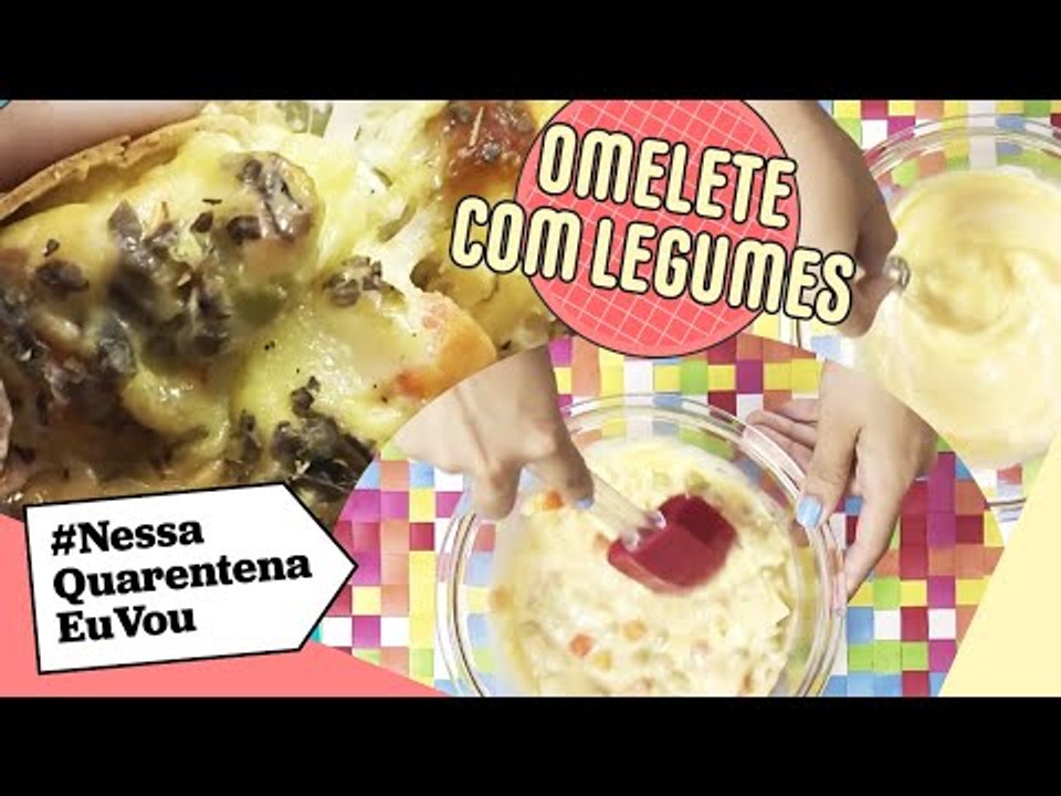 OMELETE COM LEGUMES | Receita prática e salvadora