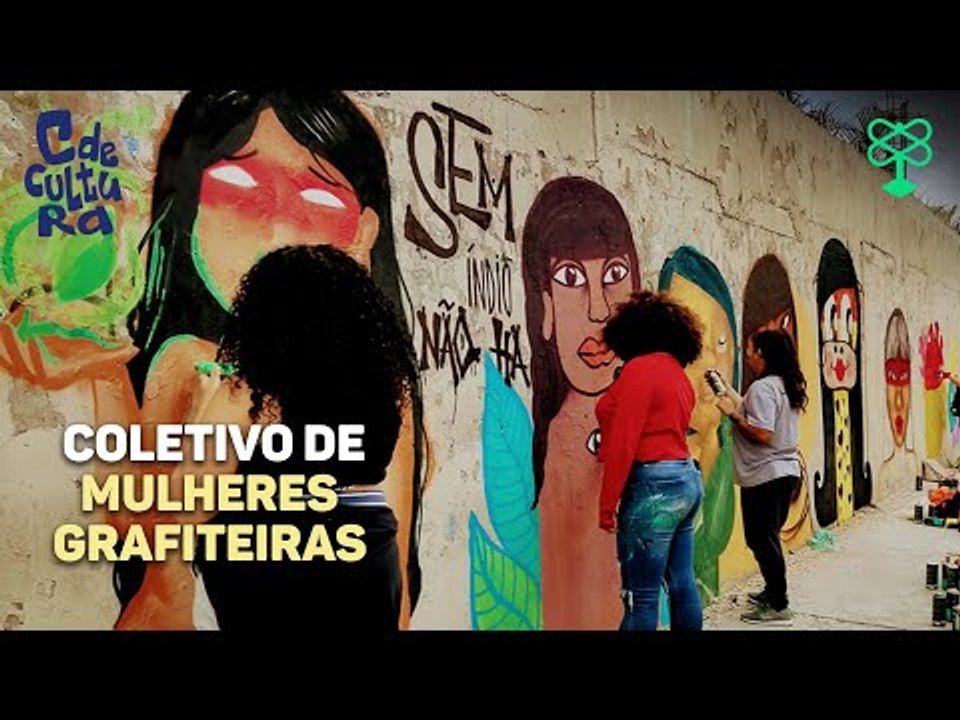 Projeto visa dar visibilidade às grafiteiras e revitalizar bairros de São Paulo