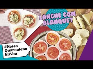 LANCHE COM BLANQUET | Lanche prático e MUITO gostoso!