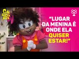 Veja o que rolou no papo entre Mc Soffia e os personagens negros da Turma da Mônica