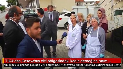 TİKA'dan Kosova'nın Viti bölgesindeki kadın derneğine tarım desteği