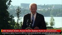 ABD Başkanı Biden, Rusya Devlet Başkanı Putin ile görüşmesini değerlendirdi