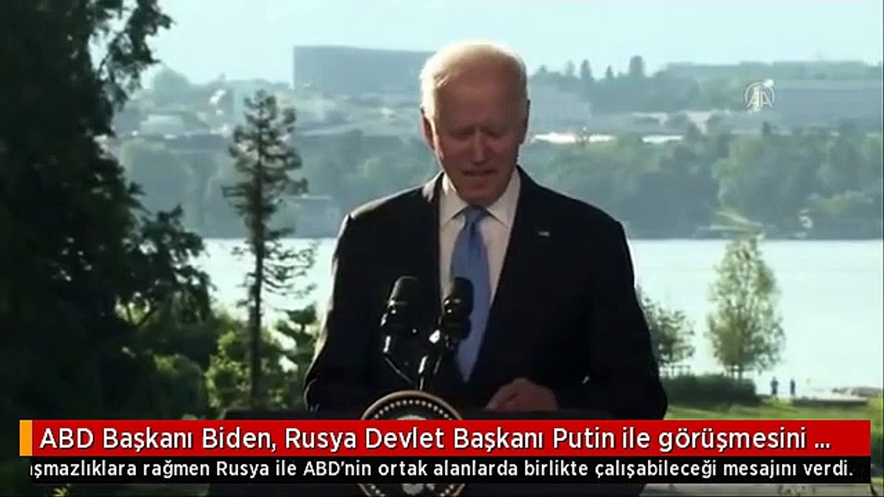 ABD Başkanı Biden, Rusya Devlet Başkanı Putin ile görüşmesini değerlendirdi