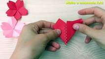  Paper Cherry Blossom  - Diy | Paper Flower | Paper Craft | Tutorial |