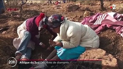 Afrique du Sud : des milliers de personnes rêvent de trouver des diamants bruts dans une province de l'Est du pays
