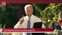 Biden, ısrarla soru soran muhabiri azarladı