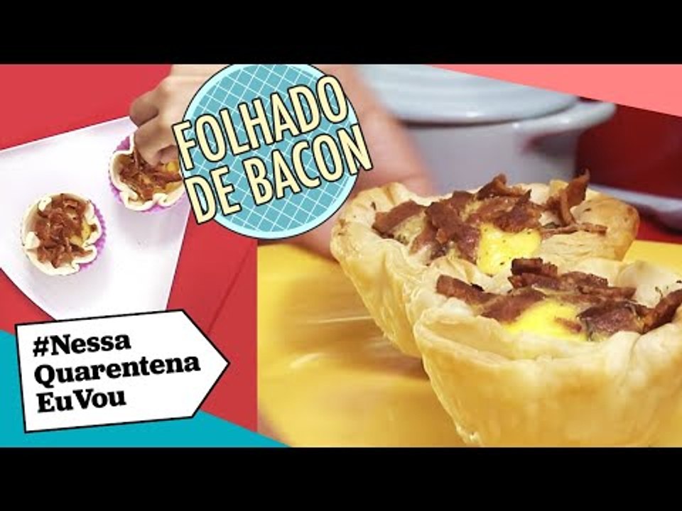 FOLHADO DE OVO E BACON | Essa mistura não tem erro!