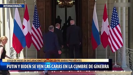 Putin y Biden se ven las caras en la Cumbre de Ginebra