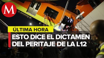 Resumen del peritaje sobre el desplome en la Línea 12 del metro de CdMx