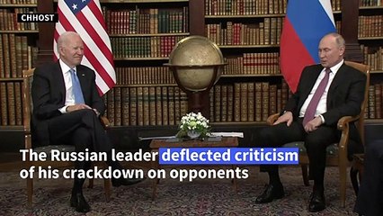 Biden bites back in Geneva as Putin tries to deflect from Russia's human rights record