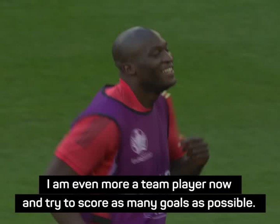 Denmark v Belgium - Lukaku the Red Devils dange...