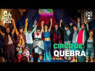 Vielas e escadões viram palco de arte e cultura circense