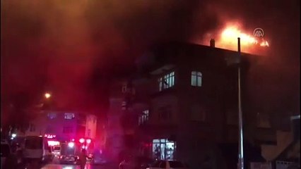 ORDU - Bir daire ve çatıda çıkan yangın hasara neden oldu
