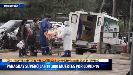 Paraguay superó las 11.000 muertes por Covid-19