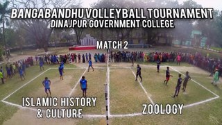 Inter University Volleyball Tournament; Geology vs Islamic History (Match-2), Dinajpur Gov College