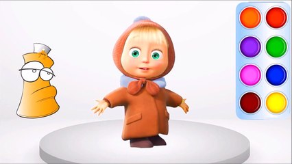 Learn Colors for Kids with Masha and the Bear Learning Flashy Color Animation for Baby Toddlers Kids