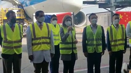 País recibe octavo lote de vacunas desde China