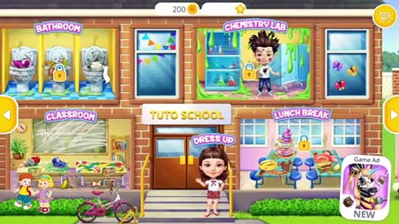 Fun Baby Care Kids Game - Sweet Baby Girl Cleanup - Fun School Cleaning Game For Kids