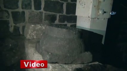 Teröristlerin tüneli ilk kez görüntülendi!