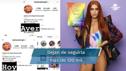 Tras escándalos, Barbara de Regil sigue perdiendo seguidores