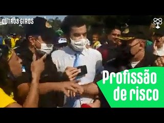 Repórter da CNN é hostilizado provando que o bolsonarismo tornou jornalistas em inimigos