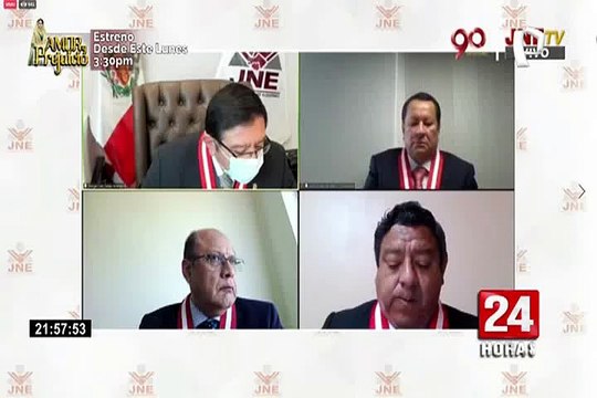Jurado Nacional de Elecciones resolvió apelación de 10 actas observadas en audiencia pública