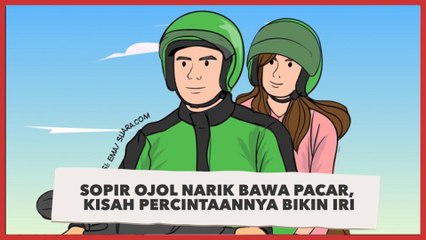 Viral Sopir Ojol Narik Bawa Pacar, Kisah Percintaannya Bikin Warganet Iri