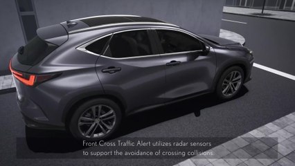 The new Lexus NX - Front Cross Traffic Alert