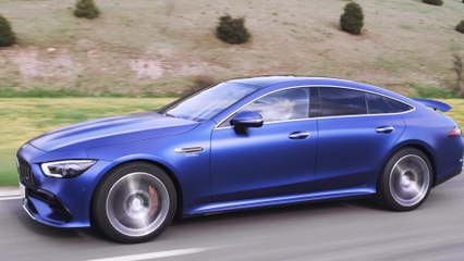 The new Mercedes-AMG GT 53 4MATIC+ Driving Video
