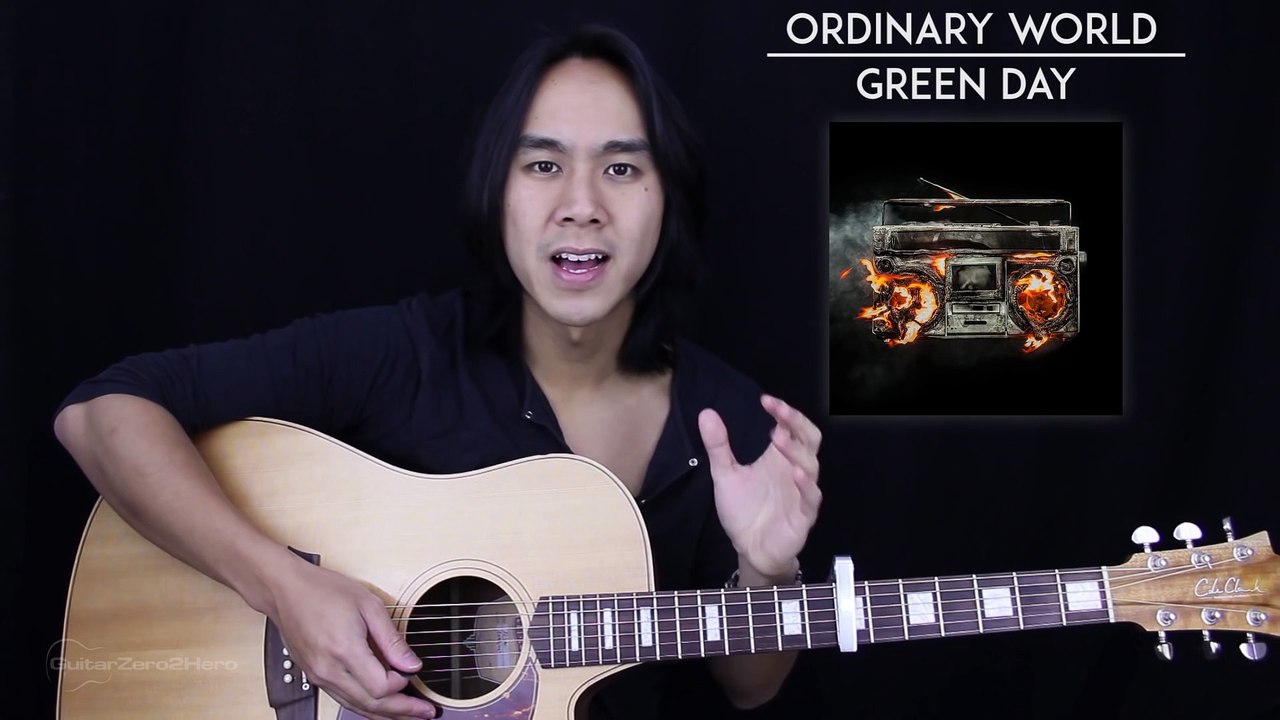 Ordinary World Guitar Tutorial - Green Day Guitar Lesson Chords + Guitar Cover + No Capo Version