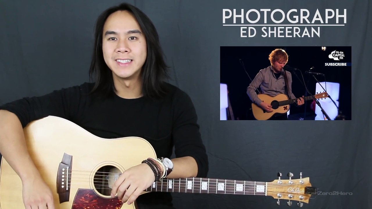 Photograph Ed Sheeran Guitar Tutorial Lesson Acoustic
