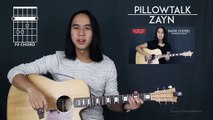 PILLOWTALK Zayn Malik Guitar Lesson Tutorial Acoustic