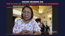 House hearing on the state of OFWs during the COVID-19 pandemic