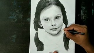How to draw cute girl __ cute girl drawing sketch __ easy drawing for beginners